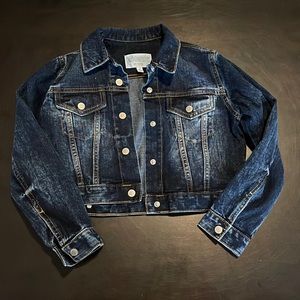 Gymboree cropped kids jean jacket